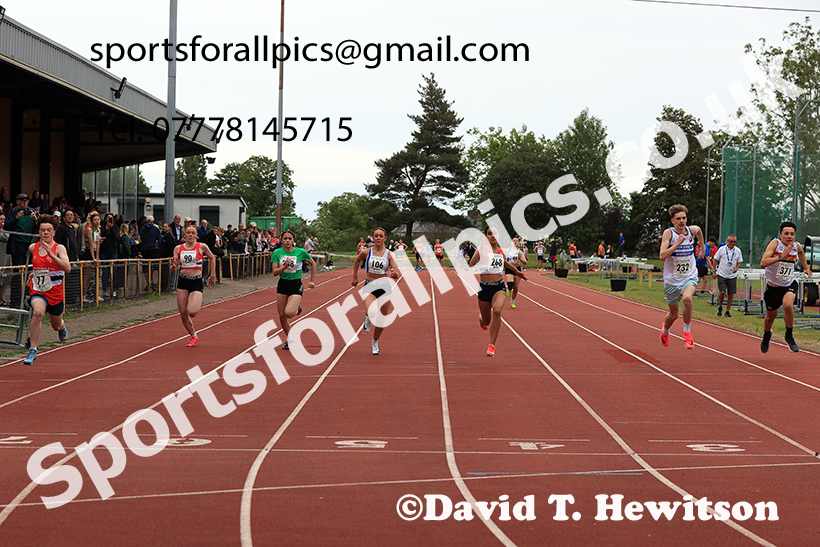 The 100 metres, 2025 NEGP No 3, Monkton. Photo: David T. Hewitson/Sports for All Pics